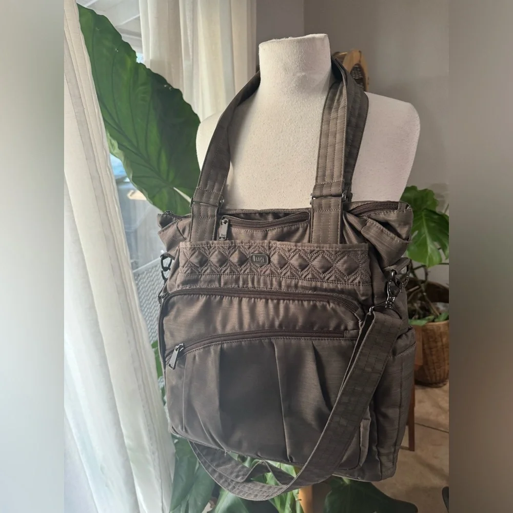 Lug Ace Nylon Convertible‎ crossbody tote bag baby bag